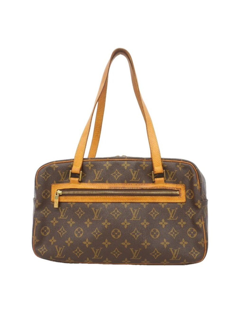 Louis Vuitton Shoulder Bag Monogram Cite GM Brown